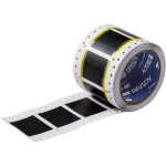 Etiquetas termocontráctiles PermaSleeve para temperaturas altas, 1" Diá., para impresoras con núcleo de 3", 1", Negro