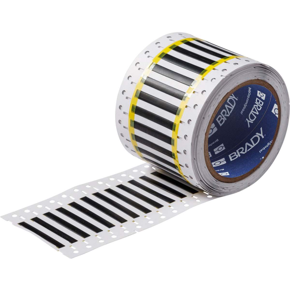 Etiquetas termocontráctiles PermaSleeve para temperaturas altas, 3/32" Diá., para impresoras con núcleo de 3", 1", Negro