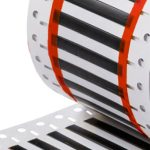 Mangas PermaSleeve de poliolefina Heatex con núcleo de 3" para marcaje de alambre calibre 24 a 20