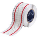 Mangas PermaSleeve de poliolefina Heatex con núcleo de 3" para marcaje de alambre calibre 24 a 20