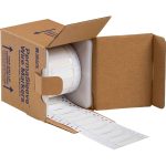 Etiquetas termocontráctiles PermaSleeve cero halógenos y de bajo humo, 1/4" Diá., para impresoras con núcleo de 3" - 2", blanco