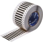 Etiquetas termocontráctiles PermaSleeve para alambres y cables, 3/16" diá., para impresoras con núcleo de 3" - 2", negro, de una cara