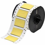 Etiquetas termocontráctiles PermaSleeve para alambres y cables, de un lado, para impresoras B33 - 0.75" diá. x 2", amarillo