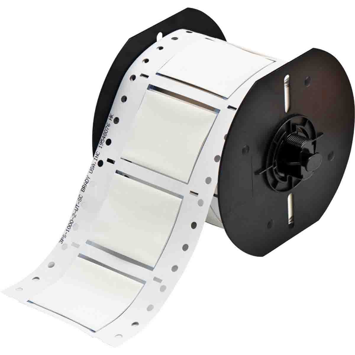 Etiquetas termocontráctiles PermaSleeve para alambres y cables, de un lado, para impresoras B33 - 1" diá. x 2", blanco