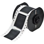 Etiquetas termocontráctiles PermaSleeve para alambres y cables, de dos lados, para impresoras B33 - 1.5" diá. x 2", negro