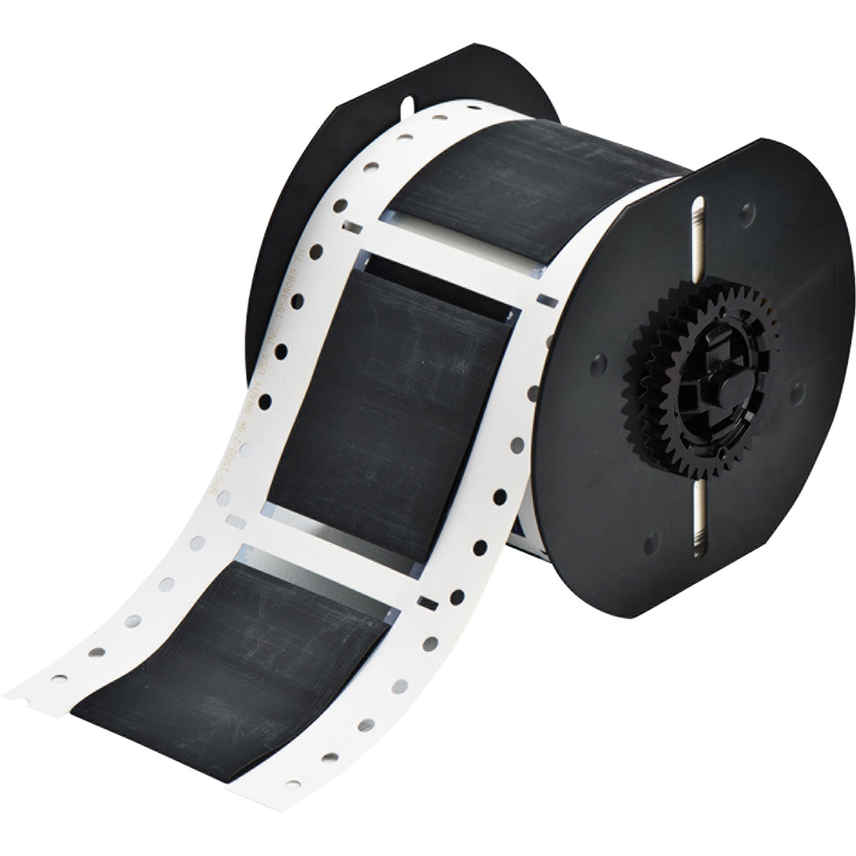 Etiquetas termocontráctiles PermaSleeve para alambres y cables, de dos lados, para impresoras B33 - 1.5" diá. x 2", negro