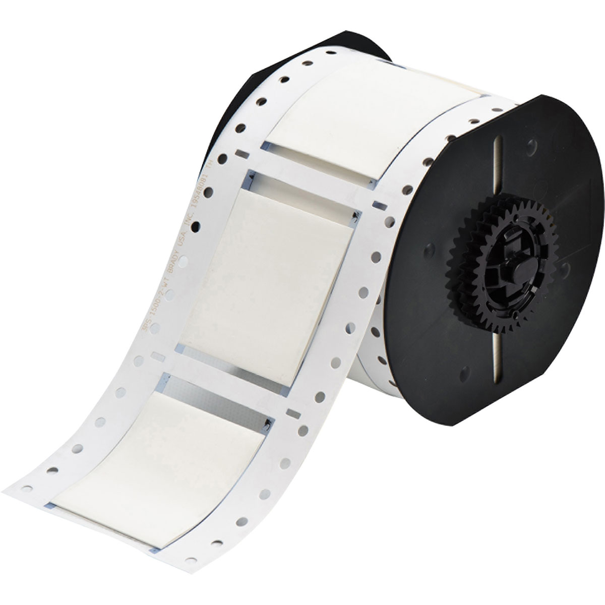 Etiquetas termocontráctiles PermaSleeve para alambres y cables, de dos lados, para impresoras B33 - 1.5" diá. x 2", blanco