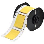 Etiquetas termocontráctiles PermaSleeve para alambres y cables, de dos lados, para impresoras B33 - 1.5" diá. x 2", amarillo