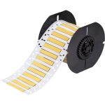 Etiquetas termocontráctiles PermaSleeve para alambres y cables, de dos lados, para impresoras B33 - 0.187" diá. x 2", amarillo