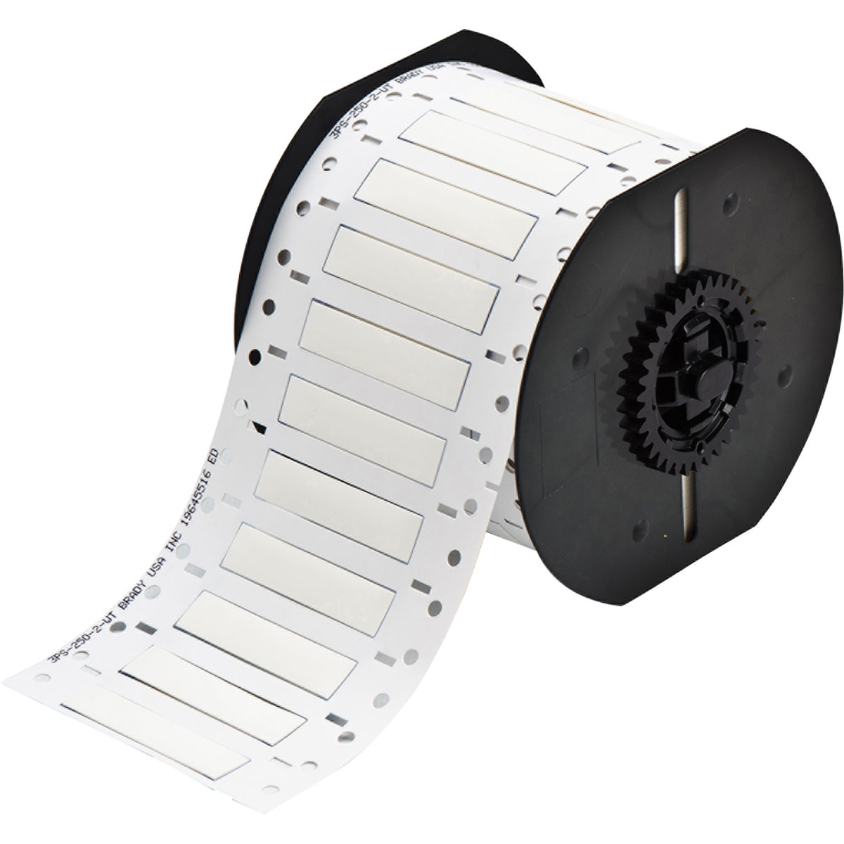 Etiquetas termocontráctiles PermaSleeve para alambres y cables, de dos lados, para impresoras B33 - 0.25" diá. x 2", blanco