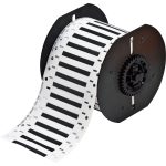 Etiquetas termocontráctiles PermaSleeve para alambres y cables, de dos lados, para impresoras B33 - 0.094" diá. x 2", negro