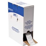 Etiquetas termocontráctiles PermaSleeve cero halógenos y de bajo humo para alambres y cables, a granel, para impresoras M7 - 0.25" Dia. x 1"