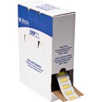 Etiquetas termocontráctiles PermaSleeve para alambres y cables,a granel, para impresoras M6 M7 - 0.25" Dia. x 1", amarillo