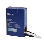 Etiquetas PermaSleeve termocontráctiles de grado comercial para alambres y cables, a granel, para impresoras M6 M7 - 0.25" Dia. x 1.75", blanco