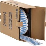 Etiquetas termocontráctiles de poliolefina PermaSleeve Heatex con núcleo de 3" para marcaje de alambre de calibre 12 a 8