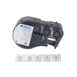 Etiquetas termocontráctiles PermaSleeve con cinta de impresión para impresoras M4 M5 - 0.187" Diá. x 0.75", Blanco