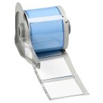 Etiquetas PermaSleeve termocontráctiles resistentes a fluidos para alambres y cable, para impresoras M7 - 1" Dia. x 1.75", blanco