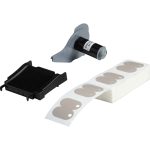 Tarjetas ovaladas ignífugas para impresoras M7 - 1" x 1.75"