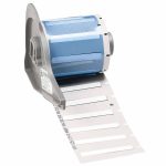 Etiquetas termocontráctiles PermaSleeve para alambres y cables para impresoras M7 - 0.125" Dia. x 1.75", blanco
