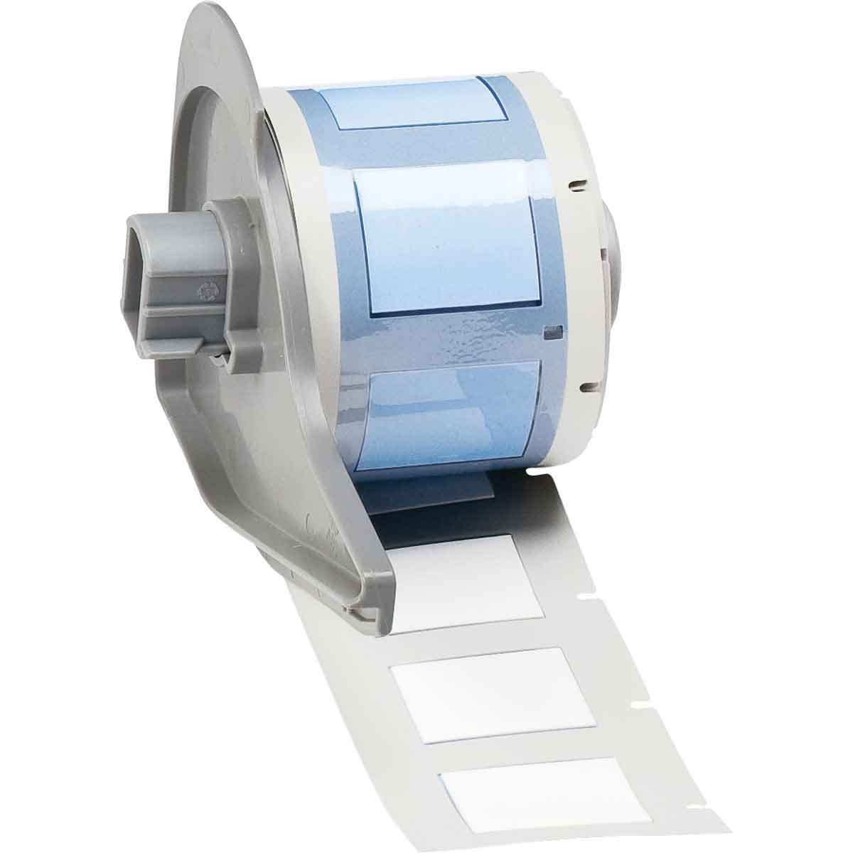 Etiquetas termocontráctiles PermaSleeve para alambres y cables para impresoras M7 - 0.5" Dia. x 1", blanco