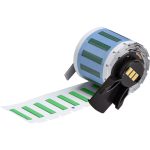 Etiquetas termocontráctiles PermaSleeve para alambres y cables para impresoras M6 M7 - 0.094" Dia. x 1", verde
