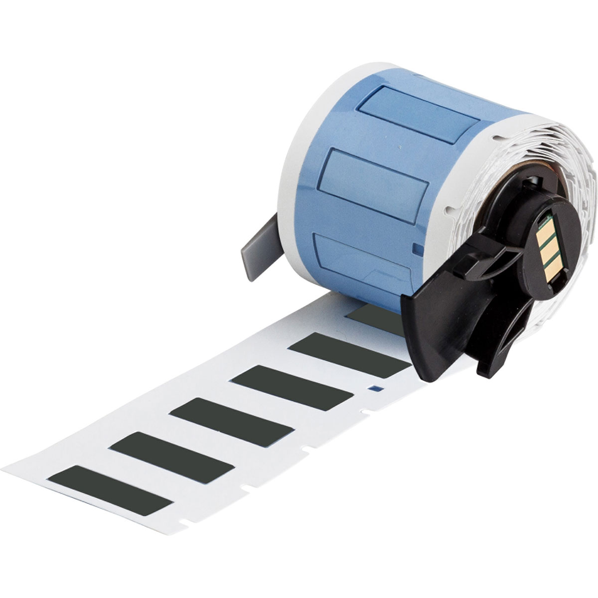 Etiquetas termocontráctiles PermaSleeve para alambres y cables para impresoras M6 M7 - 0.187" Dia. x 1", negro