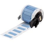 Etiquetas termocontráctiles PermaSleeve para alambres y cables para impresoras M6 M7 - 0.187" Dia. x 1", azul