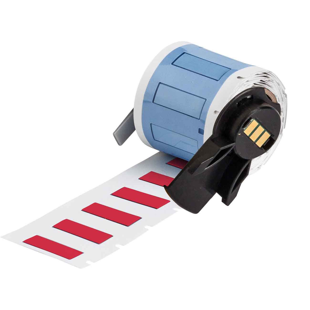 Etiquetas termocontráctiles PermaSleeve para alambres y cables para impresoras M6 M7 - 0.187" Dia. x 1", rojo