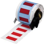 Etiquetas termocontráctiles PermaSleeve para alambres y cables para impresoras M6 M7 - 0.25" Dia. x 1", rojo